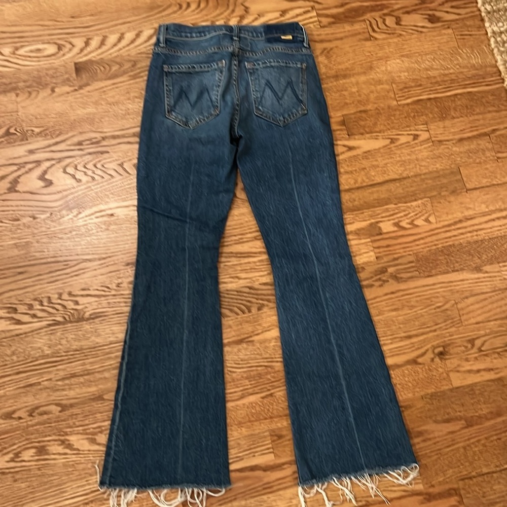 Mother Jeans The Weekender Fray "It's a Small World" wash
